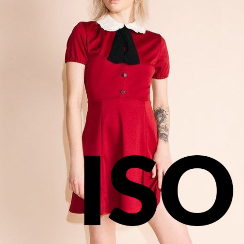 ISO Valfre Amandine Dress Burgundy